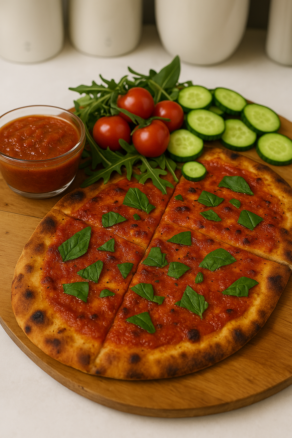 Air Fryer Naan Bread Pizzas