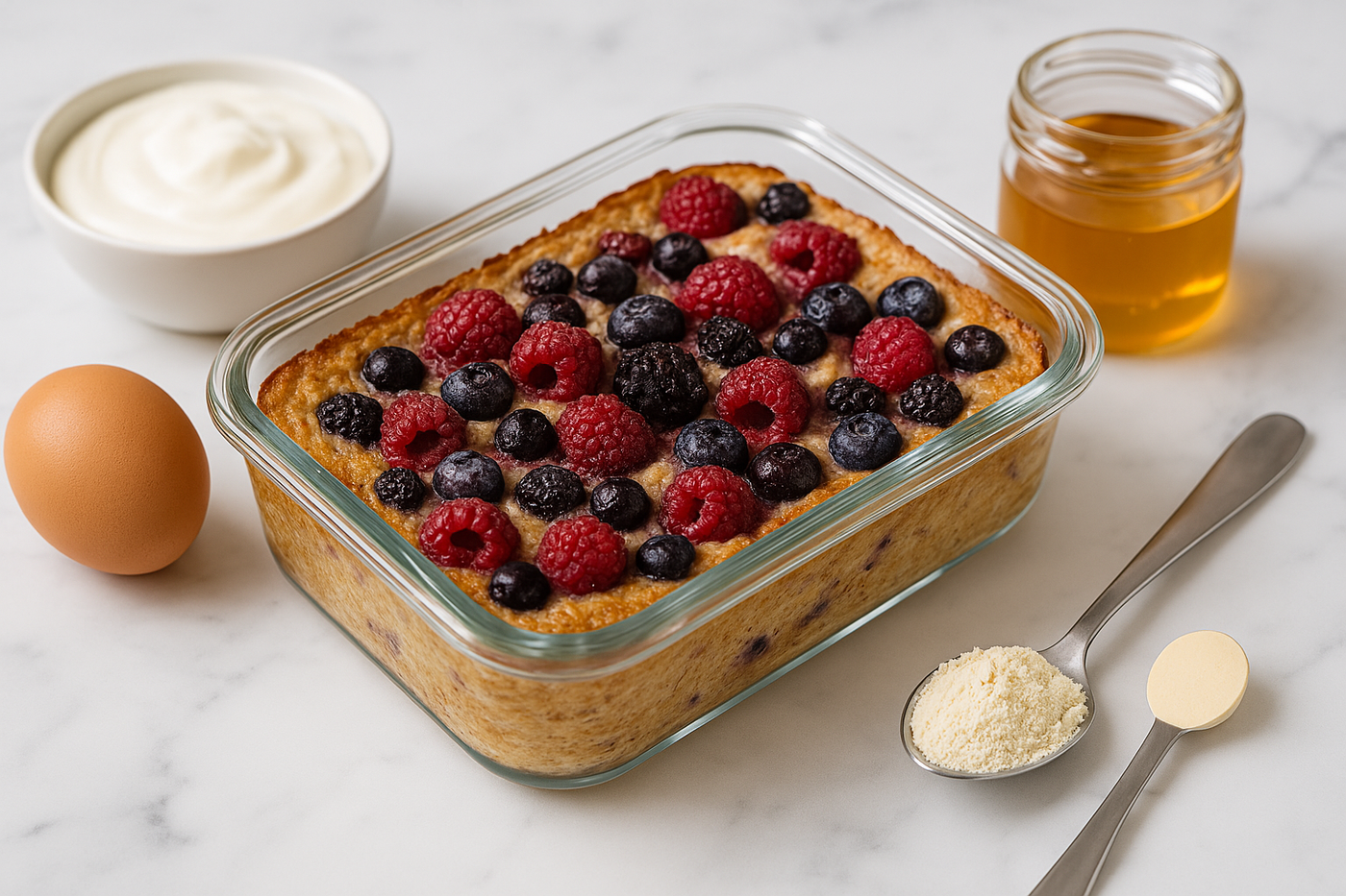 Air Fryer Baked Oats