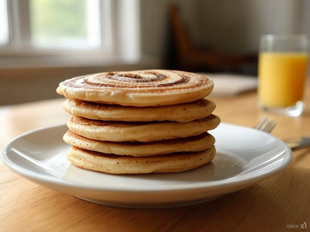 Cinnamon Roll Pancakes