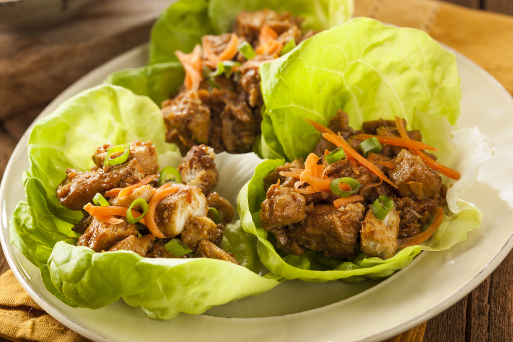 Thai Chicken Lettuce Wraps