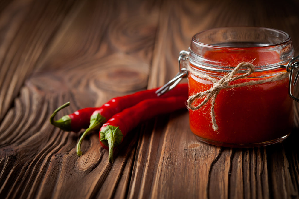 Homemade hot sauce