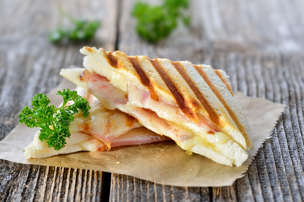 Grilled Ham Hock, Camembert And Chutney Toastie