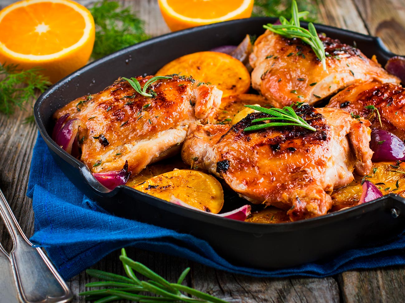 Zesty chicken with orange